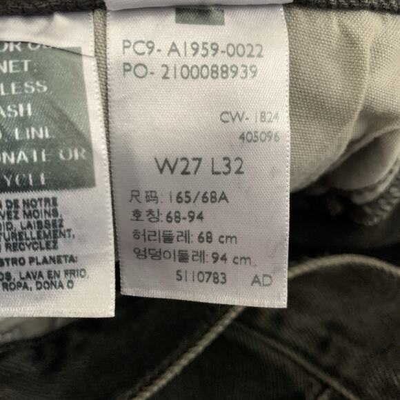 Levi’s Premium 501 90s Jeans Black Denim Button Fly Big E Size Tag 27x32 (29x32) - Picture 2 of 11